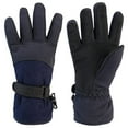 thumbnail image 1 of Sonducket Guantes de esquí para niños, mujeres y adultos, para exteriores, a prueba de viento, impermeables, para deportes de invierno, Ciclismo Negro, 1 of 6