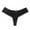 Black, variant on Women Lace Thong Triangle Hollow Breathable Crotch Panties Comfort Everyday Wear for Women Black XL
