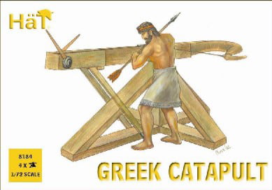HAT8184 24 w/4 Cataputs HAT 1/72 Ancient Greek Warrior 