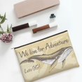 thumbnail image 6 of Sigee We Live for Adventure for Multipurpose Zipper Pouch Paper Reusable Cosmetic bag for Purse Water Resistant Gift, 6 of 8