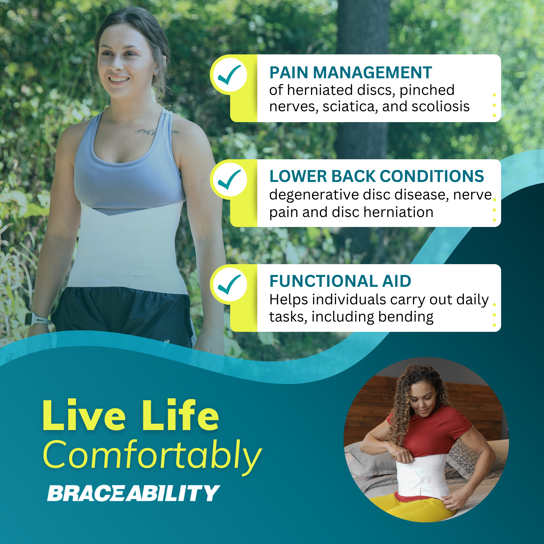 BraceAbility Plus Size Back Brace 3XL photo 6