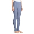 thumbnail image 5 of ClimateRight by Cuddl Duds Women's Stretch Fleece Warm Underwear Leggings, 5 of 7