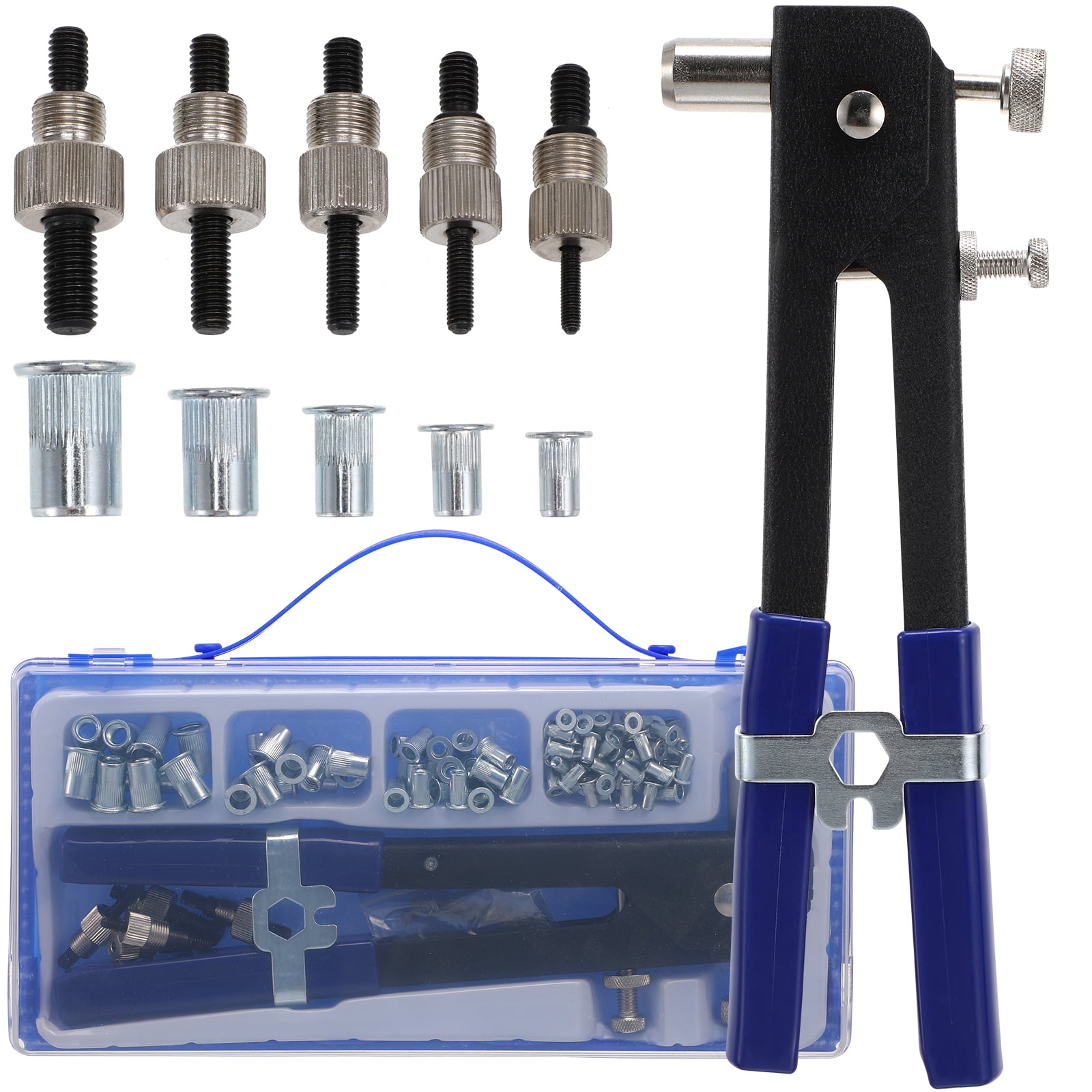 UKCOCO Rivet Nut Tool Kit Black Carbon Steel Complete and Portable 1Set