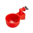 thumbnail image 6 of Little Family Members Red Poultry Gravity Water Cups Automatic Drinker 12-Pack, 6 of 7