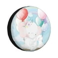 thumbnail image 2 of Balery Cute Elephant Tire Covers - Tough Tire Wheel Protector for Truck, SUV, Trailer, Camper, RV -17 inch, 2 of 8