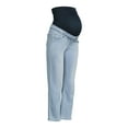 thumbnail image 6 of Time and Tru Women's Maternity Straight Jeans with Belly Band, 6 of 6