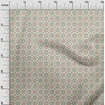 thumbnail image 3 of oneOone Cotton Poplin Twill Light Beige Fabric Asian Suzani Craft Projects Decor Fabric Printed By The Yard 56 Inch Wide, 3 of 5