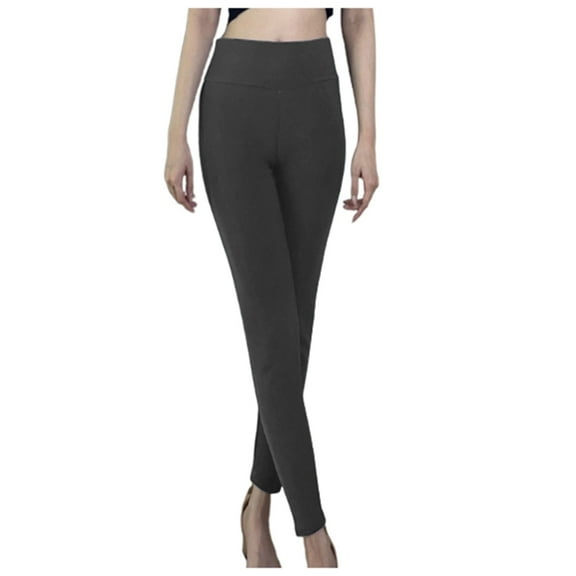 JIKNTTR Women's Lined Leggings Womens Fashion High Waist Tummy Control Leggings Autumn Winter Warm Tights Pants Stretch Leggings Comfy Soft Yoga Pants