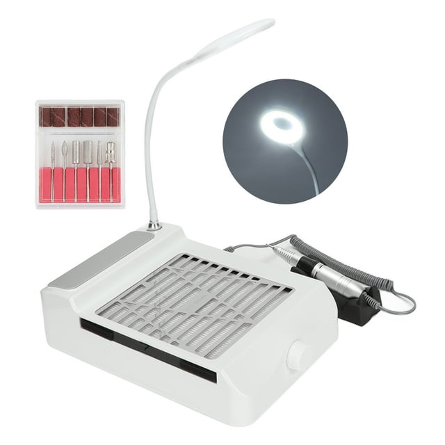 4 In 1 Electric Nail Drill Set, Efficient Multifunctional Nail Drill Machine With LED Lamp For Nails EU Plug