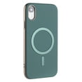 thumbnail image 4 of for iPhone XR Strong Magnetic Case Compatible with Mag-Safe, Luxury Elegant PU Leather TPU Bumper Shockproof Protective Slim Magnetic Phone Cover for iPhone XR, Green, 4 of 6