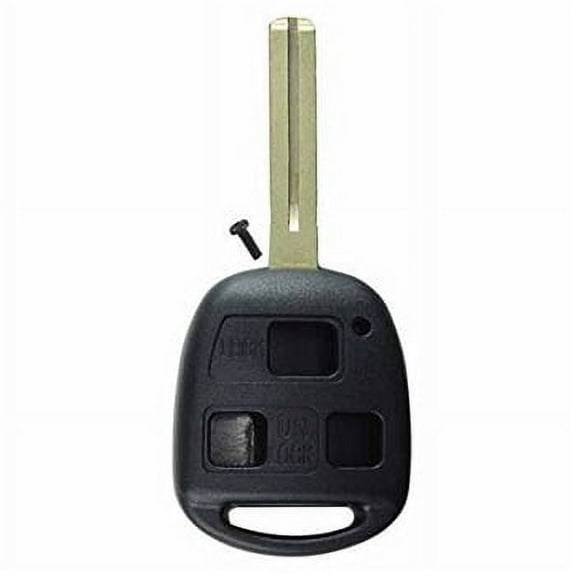 KeylessOption Key Replacement Case Shell Keyless Entry Remote Fob Uncut Blade Fix Master for Lexus Hyq1512v Hyq12bbt