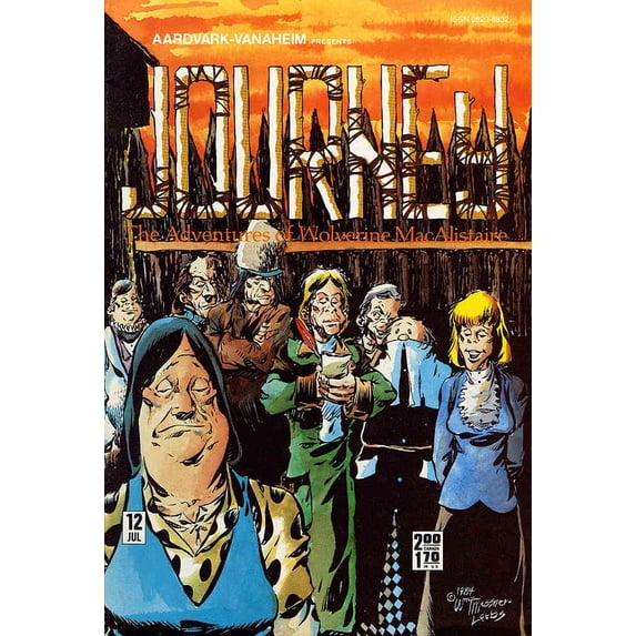 Journey #12 VF ; Aardvark-Vanaheim Comic Book