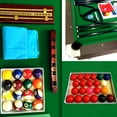 thumbnail image 6 of Pool Table 8 Feet Snooker  complete with Accessories – Vintage Green with benches, 6 of 7