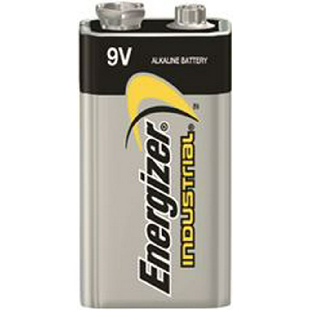 Energizer Industrial Alkaline Battery, 9 Volts, 12Pack