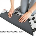 thumbnail image 3 of White Cow Cloud Pattern Hot Yoga Mat Towel Non Slip for Hot Yoga - Quick-Drying Yoga Mat Cover with 4 Corner Pockets with Travel Bag - Hot Yoga Towel Non Slip 74"x26", 3 of 6