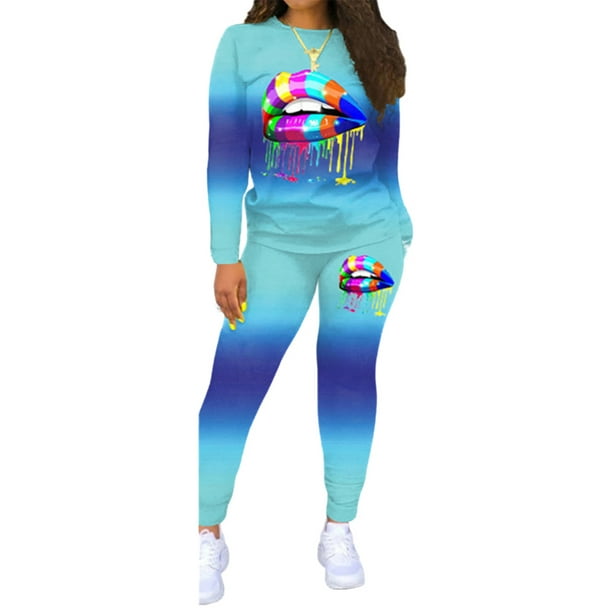 tie dye sweatsuits for women