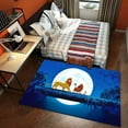 thumbnail image 5 of FUBUKED Lion King Rug Ultra Soft Cartoon Rugs for Bedroom Bathroom Home Living Room Cute Doormat Crystal Velvet Carpets Floor Sofa Mat, 5 of 6