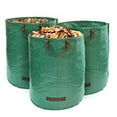 thumbnail image 1 of MEKKAPRO Lot de 3 Sacs de Jardin de 72 Gallons - Sacs Réutilisables pour Déchets de Cour, Sac pour Déchets de Pelouse et de Piscine, Sacs de Jardinage, Sac pour Feuilles Sacs de Pelouse, 1 of 5