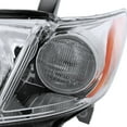 thumbnail image 7 of Spec-D Tuning Chrome Projector Headlights W/ Amber Reflector Compatible with 2007-2009 Toyota Camry, Left + Right Pair Headlamps Assembly, 7 of 7