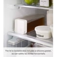thumbnail image 5 of Yamazaki Home Water Pitcher, White, ABS Plastic, 0.4 gallons, 1.2 liters, Airtight, Lid, No Assembly, 5 of 7
