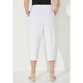 thumbnail image 3 of Catherines Women's Plus Size Suprema Elastic Waist Capri Pant, 3 of 6