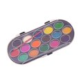 thumbnail image 1 of 16 Colors Professional Solid Watercolor Paints Paint Box With Paintbrush Bright Color Sketch Color Art Tool Art Supply, 1 of 4
