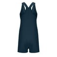 thumbnail image 7 of Htigea Clearance Womens Rompers Summer Casual Loose Sleeveless Overalls Spaghetti Strap Shorts Jumpsuit 2025 Beach Vacation Outfits Fall Savings Navy 2XL, 7 of 7