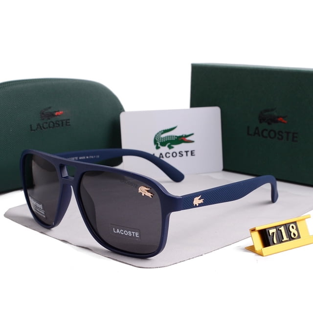 LACOSTE Gafas De Sol Polarizadas Unisex Retro Deportes Al Aire Libre Ultraligeras De Diseñador De Lujo