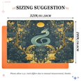 thumbnail image 6 of Yayeee Doormat for Inside 20"x32" Absorbent Low-Profile Washable Non-Slip Rubber Backed Entryway Rug, Green Celestial Serpent, 6 of 8