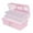 Pink, variant on Yunhgft Three-layer Household Toolbox Tool box, Plastic Art Supply Craft Storage Tool Pink