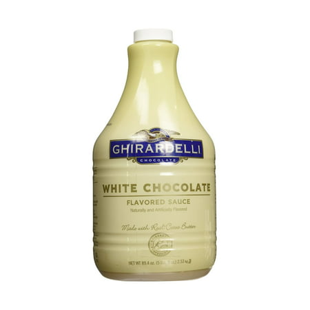 Ghirardelli Chocolate White Chocolate Flavored Sauce, 89.4-Ounce