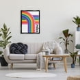 thumbnail image 2 of Stupell Industries Pride Rainbow Arch LGBTQ Holiday Painting Black Floater Framed Art Print Wall Art, 2 of 6
