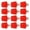 Red-11mm, variant on 12pack Football Boot Replacement Spikes Slip Resistant Football Cleat Studs Ensures Playgrounds Performances