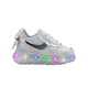 thumbnail image 5 of Tenis Luces Para Niña Plateado Con Moño Super Lindos plateado 18.5, 5 of 8