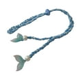 thumbnail image 4 of Colaxi Sangle de Plongée Tressée Ajustable Confortable Légère Fait Main pour Snorkeling Longues Poils Bleu, 4 of 8