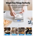 thumbnail image 6 of Digital Gram Scale 2000g x 0.1g Precision, Digital Mini Pocket Size Portable Scale with Nine Units, LCD Display Stainless Steel Platform for Weighing Jewelry Cooking Baking, 6 of 9
