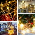 thumbnail image 4 of 33ft (10m) USB Christmas Lights with Remote Control - 100 LED Warm White String Lights, 8 Lighting Modes, Waterproof for Indoor Outdoor Holiday Decor, Tree, Party, Wedding, 4 of 6