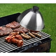 thumbnail image 2 of Cook N Home Stainless Steel 6 Inch Basting Cover, Grill Cooking Steaming Dome lid Set of 2, Multipurpose Kitchen Cooking & Outdoor Barbecue Covers, Dishwasher Safe, 2 of 4