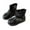 Black Boots for Kid, variant on Kids Short Boots Ankle High Style Hook And Loop Closure Embellished Detail Durable Outsole For Playdates School Activities Black 34