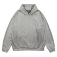 thumbnail image 6 of LNWUY Oversized Knit Sweater for Men High Neck Solid Color Vintage Pullover Lightweight Fall Fashion Spring Autumn Casual Sweaters Gray M, 6 of 9