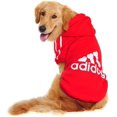 thumbnail image 1 of Sudaderas con capucha para perros grandes, prendas de vestir, suéter básico con capucha Adidog de forro polar, chaqueta de algodón, sudadera, abrigo de 3XL a 9XL para perros grandes (rojo, 9XL) Adepaton CJWUS-3541, 1 of 7