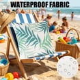 thumbnail image 7 of Mmeneyy Outdoor Waterproof Throw Pillow Covers, Cute Palm Leaf Patterned Double Sided Square Pillowcase for Patio Sofa Beach Pool, 7 of 7