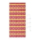 thumbnail image 5 of Organizador de bolsillo para tarjetas y gráficos perfecl organizador colgante con ganchos para armario 67 cm x 141 cm Rojo, 5 of 8