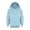 Sky Blue, variant on Solid Color Zip-Up Kids Hoodie with Front Pocket Fashion Long Sleeve Hooded Sweatshirt Jacket Cozy Outerwear Designed for Fall Winter Suitable for Children Daily Commute and Outdoor Activities