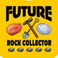 thumbnail image 4 of Inktastic Future Rock Collector Boys or Girls Baby Bib, 4 of 4