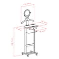 thumbnail image 4 of Winsome Vanity Valet Stand, Walnut Finish, 4 of 5