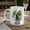 Black, variant on 9th Anniversary Willow Mug, Faux 3D Effect Coffee Cup, Wedding Keepsake Gift