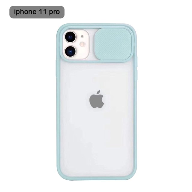 Compatible avec Étui iPhone 11 Pro avec Cache Coulissant, Protection de Caméra & Ajustement Mince