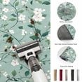 thumbnail image 5 of Round Area Rugs 3.3Ft, White Teal Spring Floral Non-Slip Washable Circle Rugs Carpet, Watercolor Flowers Summer Botanical Indoor Outdoor Rug Floor Mats Throw Runner for Bedroom Living Room Bathroom, 5 of 8