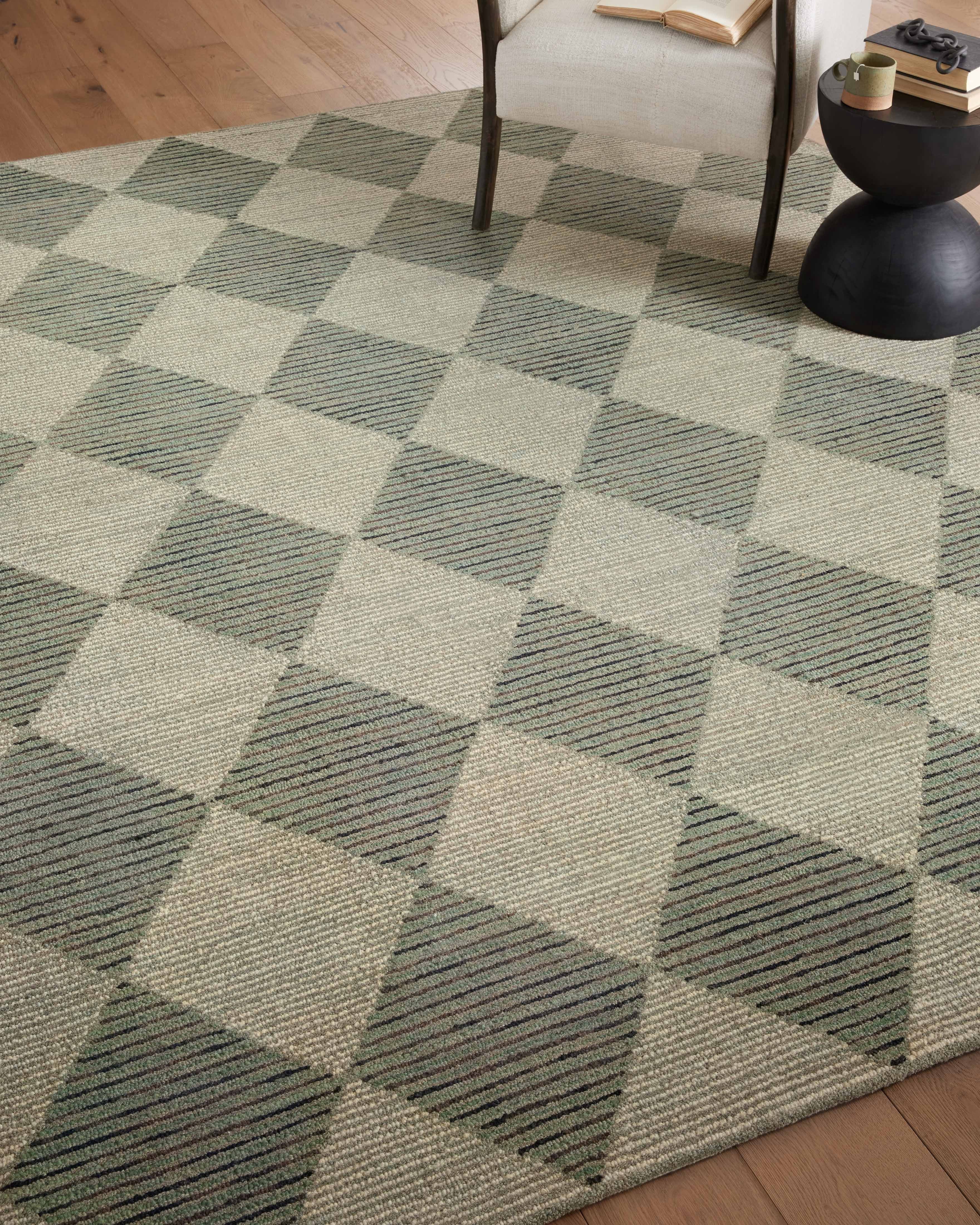 Chris Loves Julia x LoloiFrancis Spa / Granite 2'-3" x 3'-9" Accent Rug